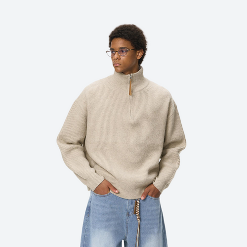 Flock BoxFleece Half-Zip Sweatshirt/Wool Sweater - Unisex