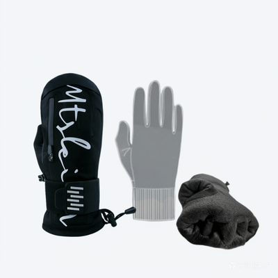 Vanguard KEVLAR Removable Wrist Guard Snow Mittens