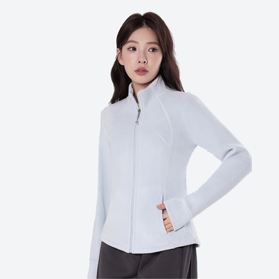 Plush Women's Slim Fit Fleece Jacket