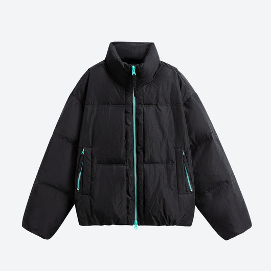 Puff Windproof Stand Collar Down Jacket