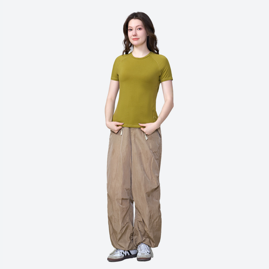 Merino Wool Quick-Dry Base Layer Top – Female