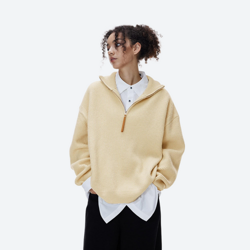 Flock BoxFleece Half-Zip Sweatshirt/Wool Sweater - Unisex
