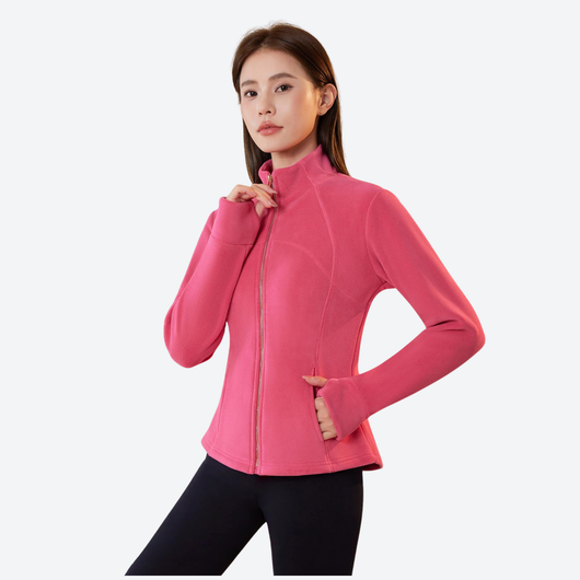 Plush Women's Slim Fit Fleece Jacket