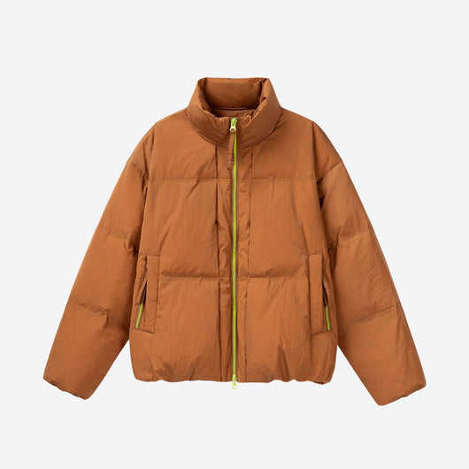Puff Windproof Stand Collar Down Jacket