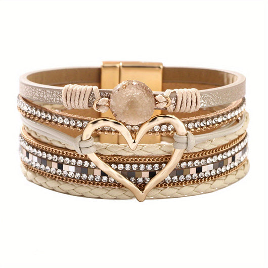 Bohemian Multi-Layer Leather Bracelet