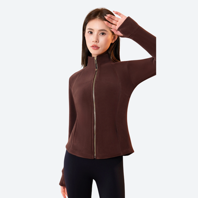Plush Women's Slim Fit Fleece Jacket