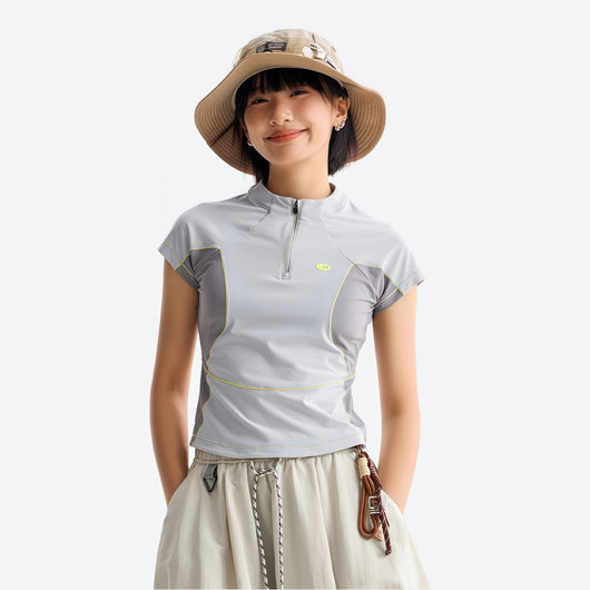 Miren Women's Quick-Dry Tee – UV Protection | Slimming Panels