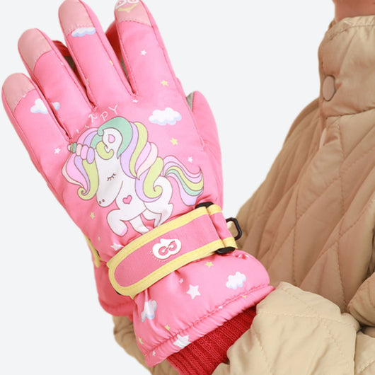 Critters Kids' Full-Finger Snow Gloves & Mittens
