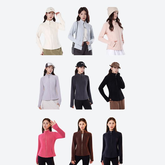 Plush Women's Slim Fit Fleece Jacket