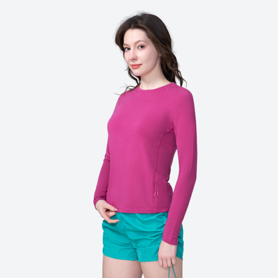 Merino Wool Quick-Dry Base Layer Top – Female