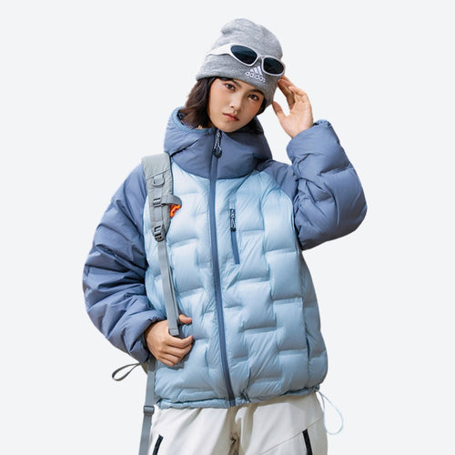 Hype Color-block Duck Down Jacket