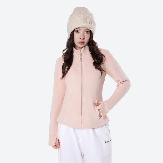 Plush Women's Slim Fit Fleece Jacket