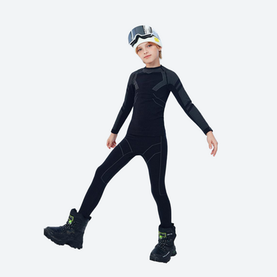 Vell Kids' Merino Wool Base Layer Suit