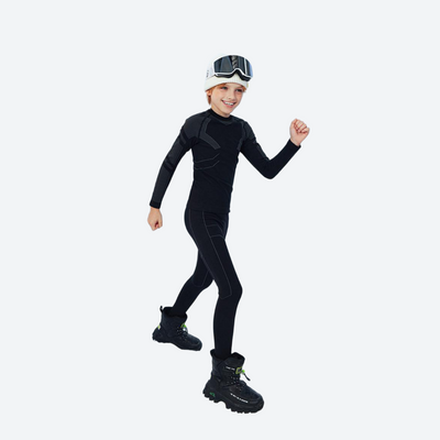 Vell Kids' Merino Wool Base Layer Suit