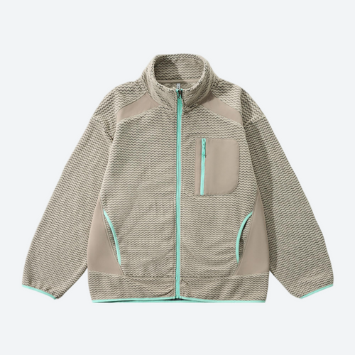 Hex Honeycomb Fleece Jacket - Unisex
