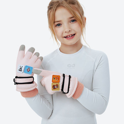 Cosmo Kids' Full-Finger Snow Gloves
