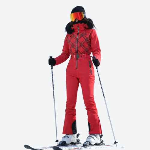Sleek Women's 3L One-piece Snow Suit