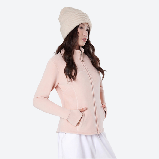 Plush Women's Slim Fit Fleece Jacket