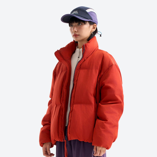 Puff Windproof Stand Collar Down Jacket