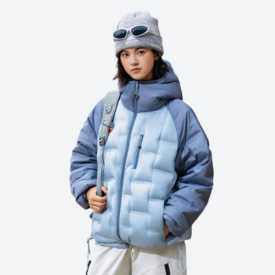Hype Color-block Duck Down Jacket