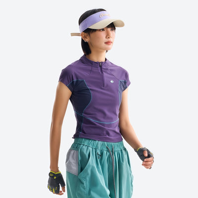 Miren Women's Quick-Dry Tee – UV Protection | Slimming Panels