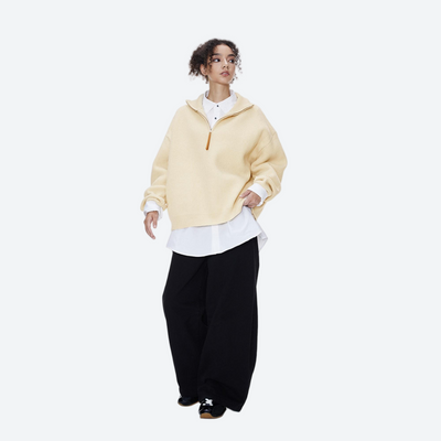 Flock BoxFleece Half-Zip Sweatshirt/Wool Sweater - Unisex