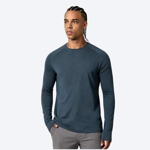 Merino Wool Quick-Dry Base Layer Top – Male