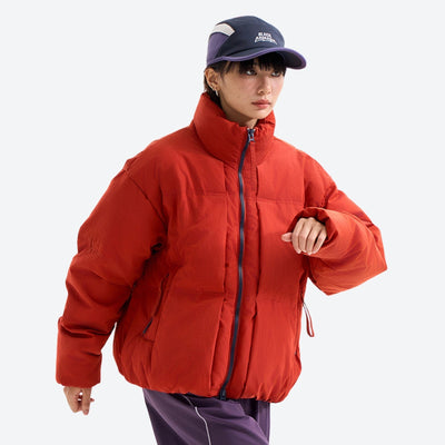 Puff Windproof Stand Collar Down Jacket