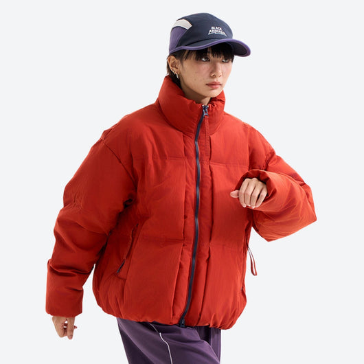 Puff Windproof Stand Collar Down Jacket
