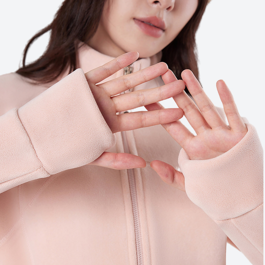 Plush Women's Slim Fit Fleece Jacket