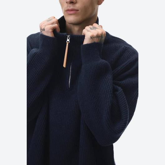 Flock BoxFleece Half-Zip Sweatshirt/Wool Sweater - Unisex