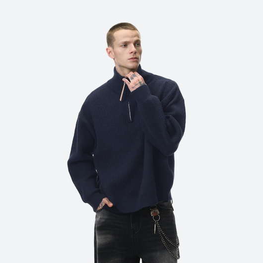 Flock BoxFleece Half-Zip Sweatshirt/Wool Sweater - Unisex