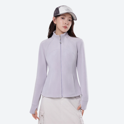 Plush Women's Slim Fit Fleece Jacket