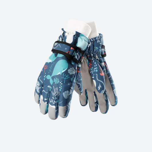 Cosmo Kids' Full-Finger Snow Gloves
