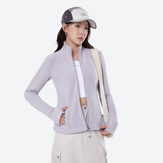 Plush Women's Slim Fit Fleece Jacket