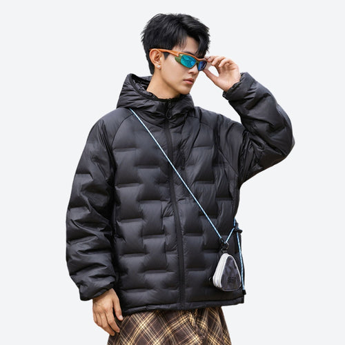 Hype Color-block Duck Down Jacket