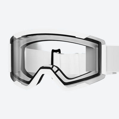 Aurora White Cylindrical Goggles