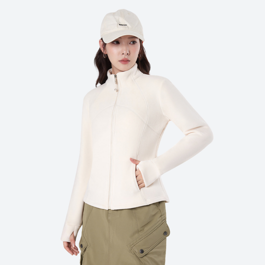 Plush Women's Slim Fit Fleece Jacket