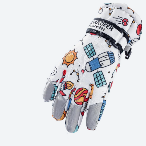 Cosmo Kids' Full-Finger Snow Gloves