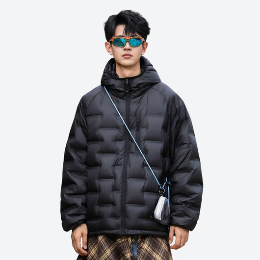 Hype Color-block Duck Down Jacket