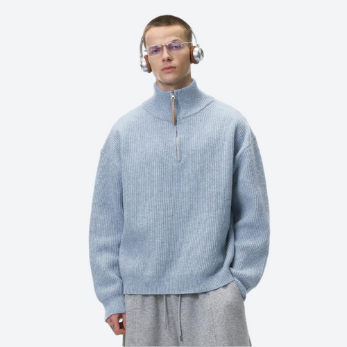 Flock BoxFleece Half-Zip Sweatshirt/Wool Sweater - Unisex