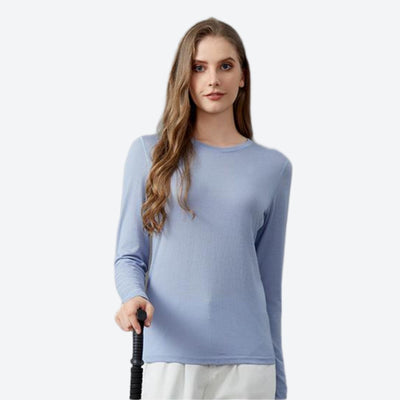 Vell Women's 100% Merino Wool Base Layer Top