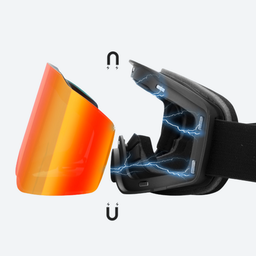 Aurora White Cylindrical Goggles