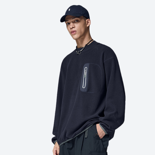 Voyaglow Men's Crewneck Sweatshirt Fleece