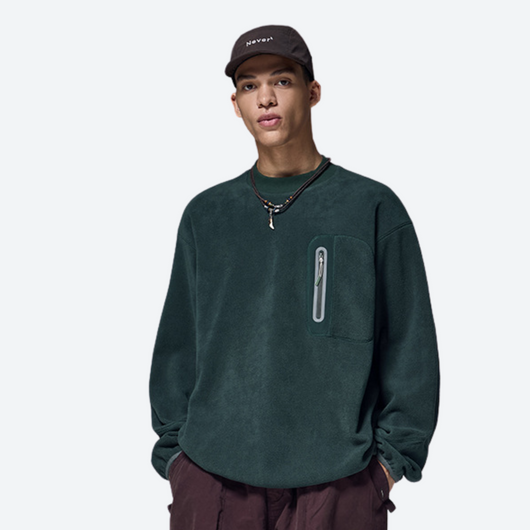 Voyaglow Men's Crewneck Sweatshirt Fleece