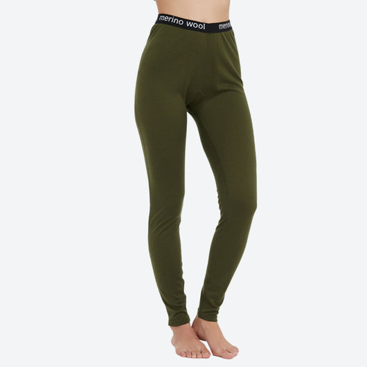 Vell Women's 100% Merino Wool Base Layer Bottom