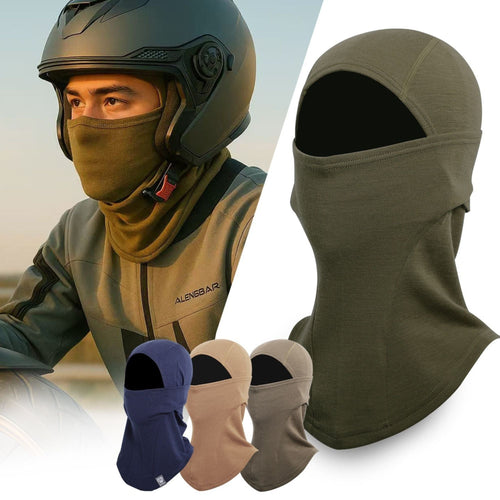 Woolly Merino Wool Balaclava Facemask & Neckwarmer
