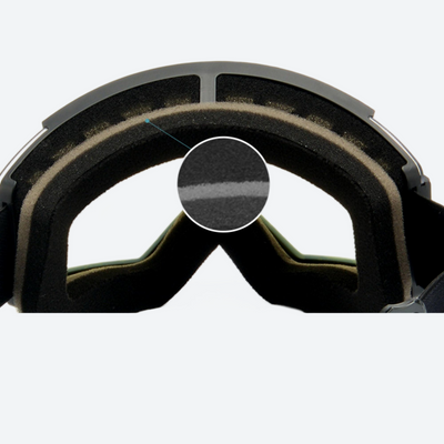 Crisp Strap Buckle Cylindrical Goggles