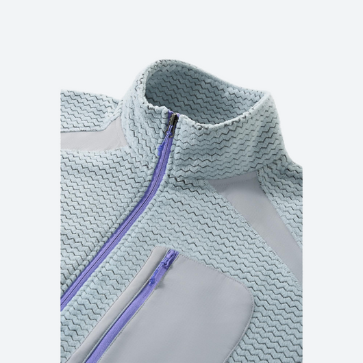 Hex Honeycomb Fleece Jacket - Unisex