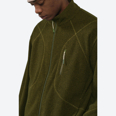 Hex Honeycomb Fleece Jacket - Unisex